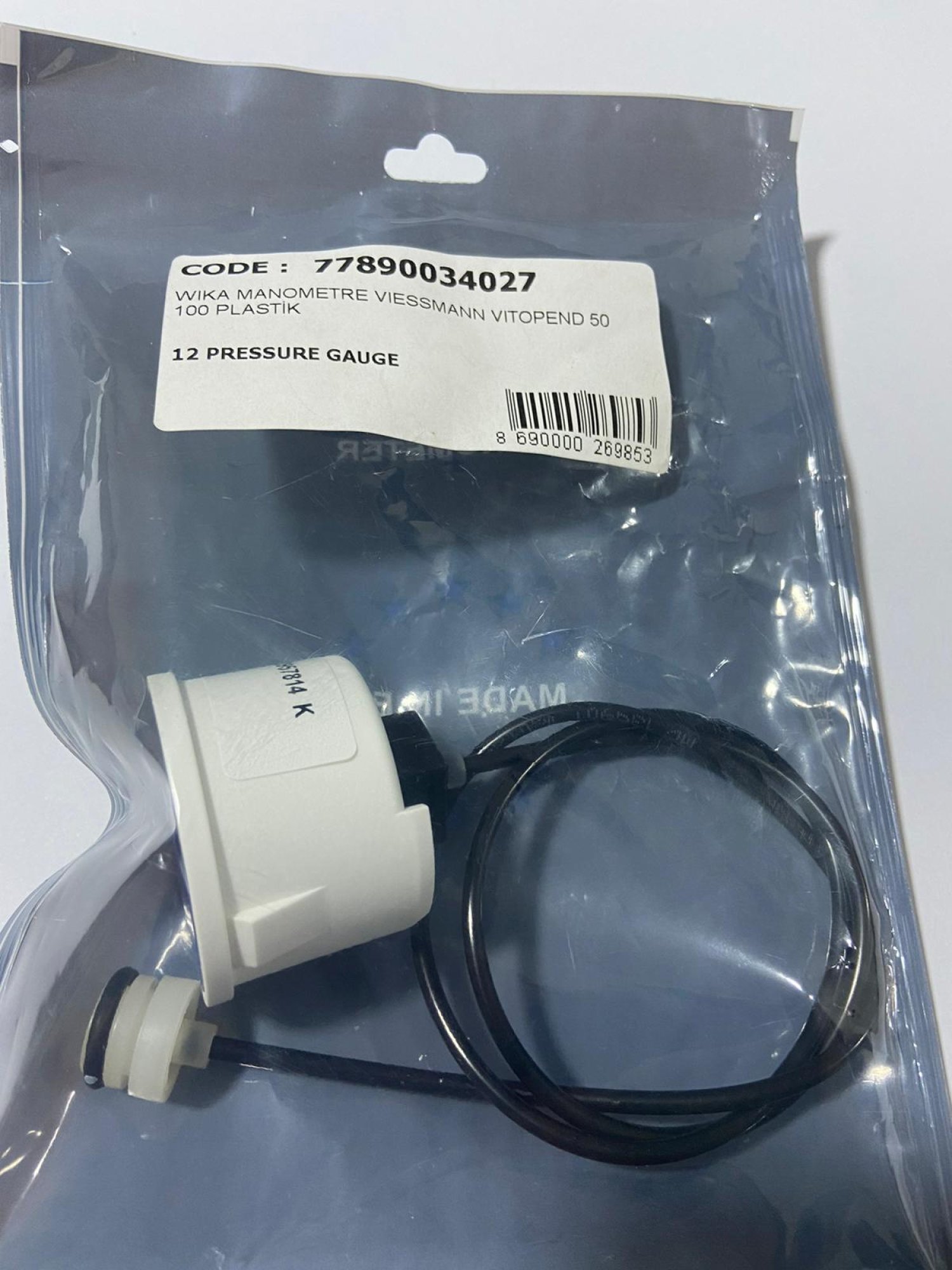 Viessmann Kombiler için Manometre QV6V